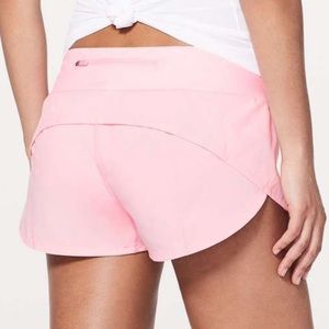 Lulu Lemon Speed Up Shorts Pink 2.5 Inseam🥰